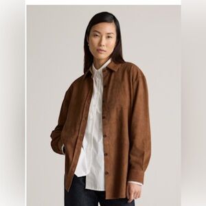 Quince 100% Suede Overshirt